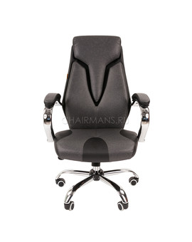 Кресло руководителя Chairman 901 экопремиум черный/серый, изображение 2