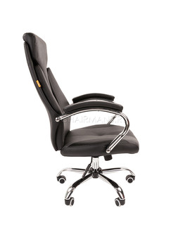 Кресло руководителя Chairman 901 экопремиум черный/серый, изображение 3