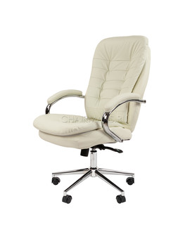 Кресло руководителя Chairman 795 кожа белый, изображение 4