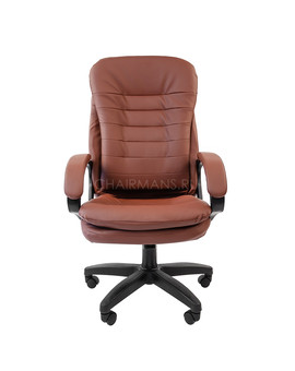 Кресло руководителя Chairman 795 LT экокожа коричневый, изображение 2