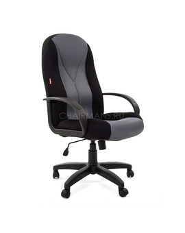 Кресло руководителя Chairman 785 ткань TW-11 черный/TW-12 серый, изображение 1