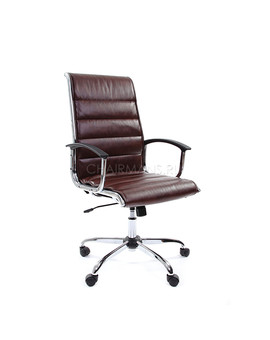 Кресло руководителя Chairman 760 экокожа коричневый, изображение 1