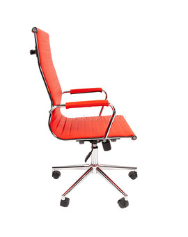 Кресло руководителя Chairman 755 экопремиум красный, изображение 3