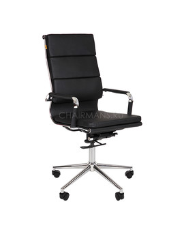 Кресло руководителя Chairman 750 экокожа черный, изображение 1