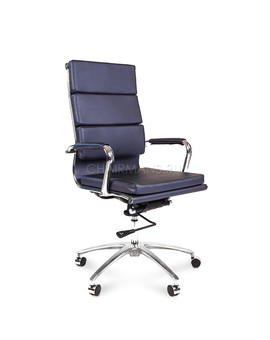 Кресло руководителя Chairman 750 экокожа синий, изображение 1
