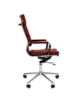 Кресло руководителя Chairman 750 экокожа коричневый, изображение 3