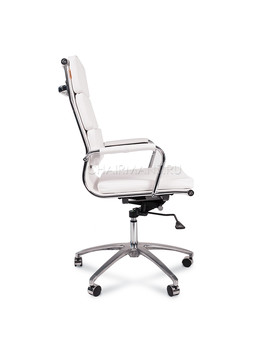 Кресло руководителя Chairman 750 экокожа белый, изображение 3