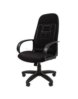 Кресло руководителя Chairman 727 ткань OS черный, изображение 4