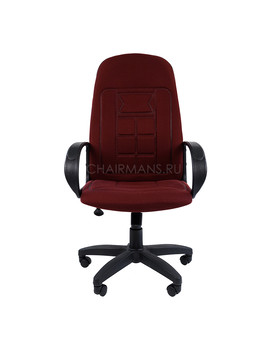 Кресло руководителя Chairman 727 ткань 10-361 бордовый, изображение 2