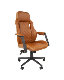 Кресло руководителя Chairman 720 экопремиум коричневый, изображение 1
