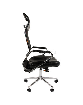 Кресло руководителя Chairman 700 сетка/экопремиум черный, изображение 3