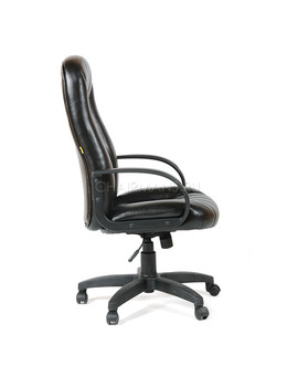 Кресло руководителя Chairman 685 КЗ экокожа черный, изображение 3