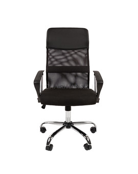 Кресло руководителя Chairman 610 N сетка/ткань черный, изображение 2