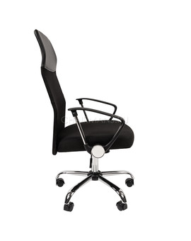 Кресло руководителя Chairman 610 N сетка/ткань черный, изображение 3