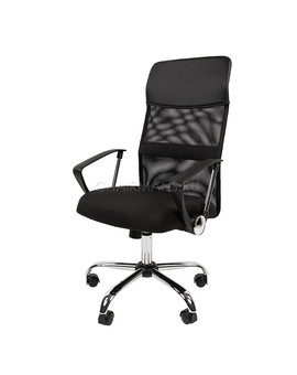 Кресло руководителя Chairman 610 N сетка/ткань черный, изображение 4