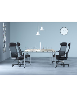 Кресло руководителя Chairman 590 сетка/ткань черный, изображение 6