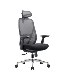 Кресло руководителя Chairman 585 сетка/ткань черный, изображение 1