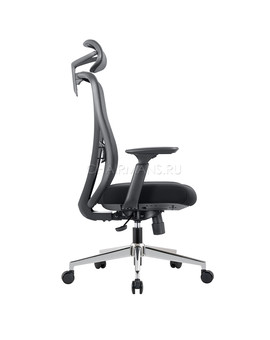 Кресло руководителя Chairman 585 сетка/ткань черный, изображение 3