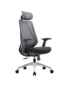 Кресло руководителя Chairman 580 сетка/ткань черный, изображение 1