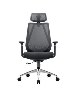 Кресло руководителя Chairman 580 сетка/ткань черный, изображение 2