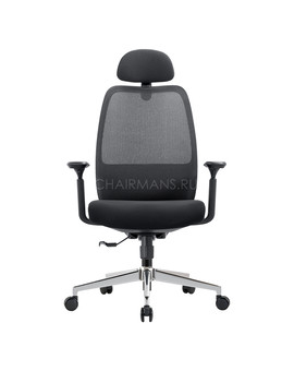 Кресло руководителя Chairman 581 сетка/ткань черный, изображение 2