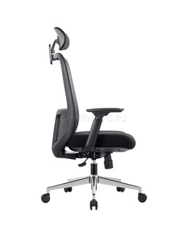 Кресло руководителя Chairman 581 сетка/ткань черный, изображение 3