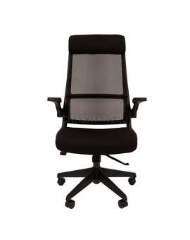 Кресло руководителя Chairman 575 сетка/ткань черный, изображение 2