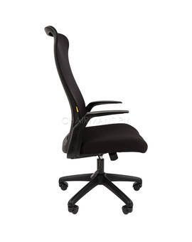 Кресло руководителя Chairman 573 сетка/ткань черный, изображение 3