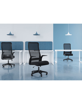 Кресло руководителя Chairman 573 сетка/ткань черный, изображение 5