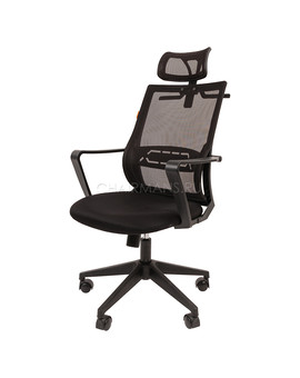 Кресло руководителя Chairman 545 ткань черный, изображение 4