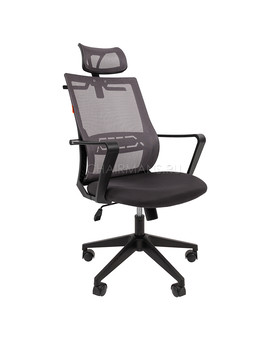 Кресло руководителя Chairman 545 ткань серый, изображение 1