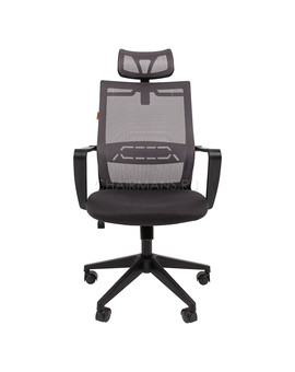 Кресло руководителя Chairman 545 ткань серый, изображение 2