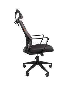 Кресло руководителя Chairman 545 ткань серый, изображение 3