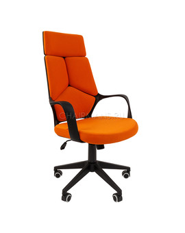 Кресло руководителя Chairman 525 ткань оранжевый, изображение 1