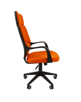 Кресло руководителя Chairman 525 ткань оранжевый, изображение 3