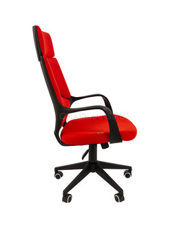 Кресло руководителя Chairman 525 ткань красный, изображение 3