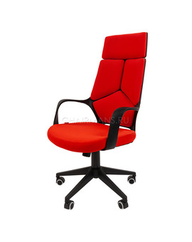Кресло руководителя Chairman 525 ткань красный, изображение 4