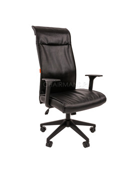 Кресло руководителя Chairman 510 экокожа черный, изображение 1