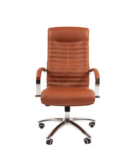 Кресло руководителя Chairman 480 экокожа коричневый, изображение 2