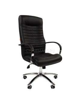 Кресло руководителя Chairman 480 кожа черный, изображение 1