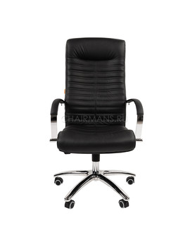 Кресло руководителя Chairman 480 кожа черный, изображение 2