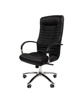 Кресло руководителя Chairman 480 кожа черный, изображение 4