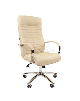 Кресло руководителя Chairman 480 экокожа бежевый, изображение 1