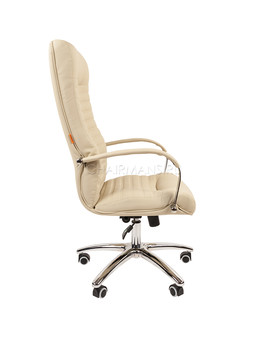 Кресло руководителя Chairman 480 экокожа бежевый, изображение 3