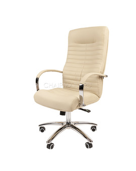 Кресло руководителя Chairman 480 экокожа бежевый, изображение 4