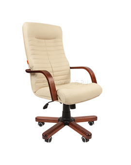 Кресло руководителя Chairman 480 WD экопремиум бежевый, изображение 1