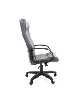 Кресло руководителя Chairman 480 LT экокожа серый, изображение 3