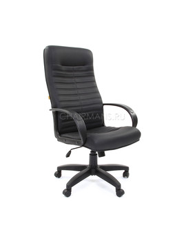 Кресло руководителя Chairman 480 LT экокожа черный, изображение 1