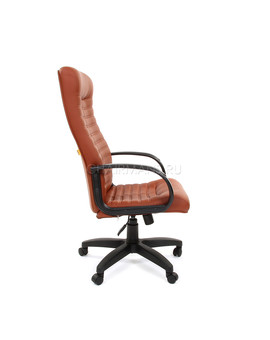 Кресло руководителя Chairman 480 LT экокожа коричневый, изображение 3