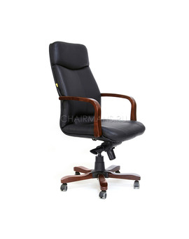 Кресло руководителя Chairman 460 кожа черный, изображение 1